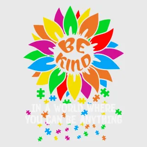 Shine Bright Autism Awareness Transfer