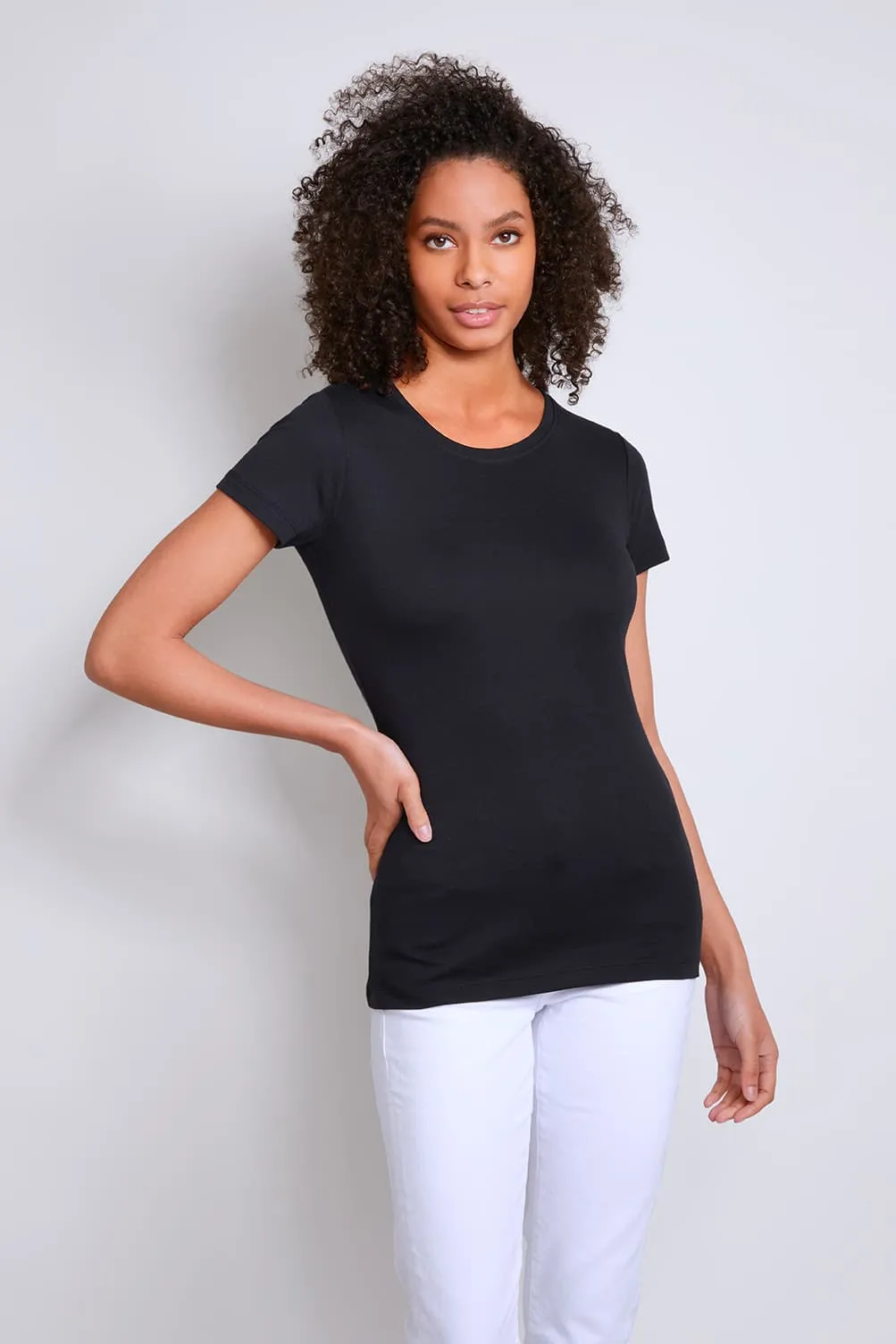 Short Sleeve Crew Neck Cotton TENCEL™ Modal Blend T-shirt | Multiple Colours