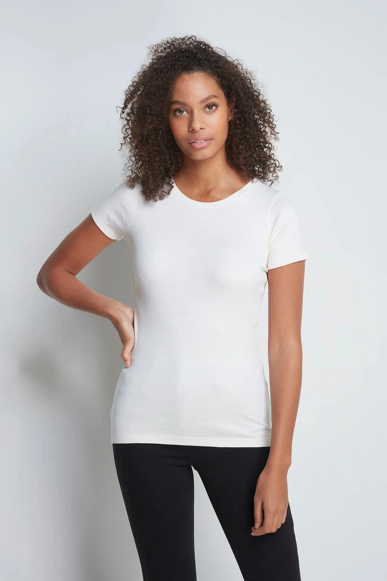 Short Sleeve Crew Neck Cotton TENCEL™ Modal Blend T-shirt | Multiple Colours