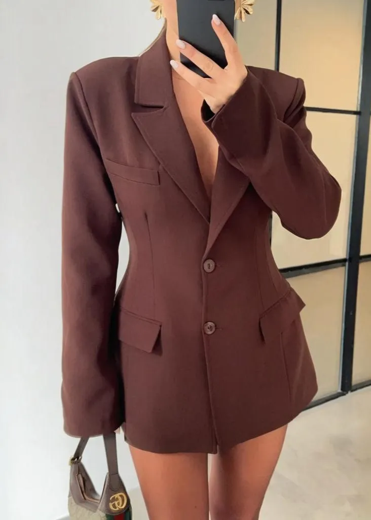 Sienna - TailoRed Waist Blazer Dress