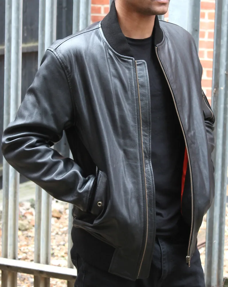 SIL-MA1 LEATHER FLYING JACKET