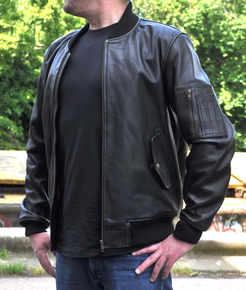 SIL-MA1 LEATHER FLYING JACKET