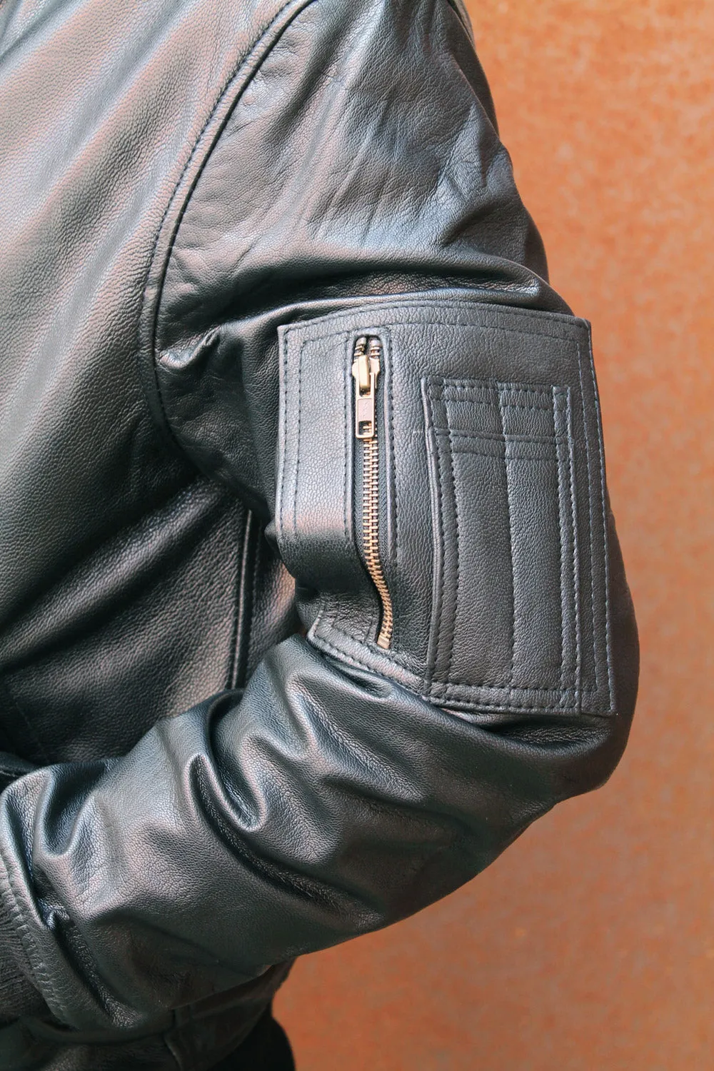 SIL-MA1 LEATHER FLYING JACKET