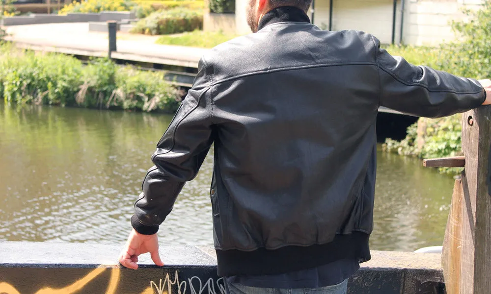 SIL-MA1 LEATHER FLYING JACKET