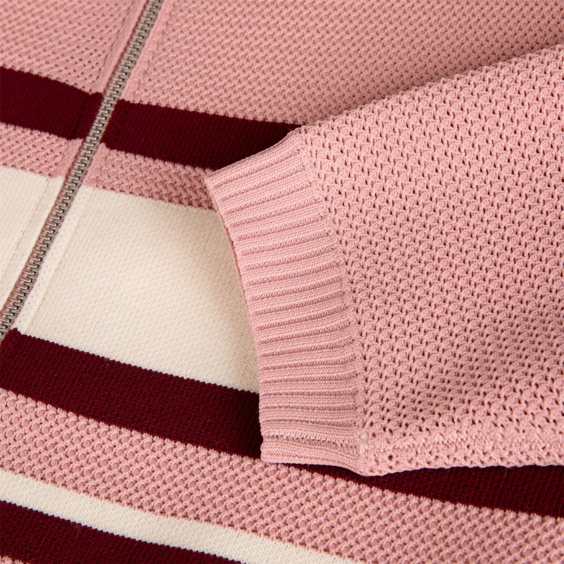 Simona Zip Up Jacket Rose