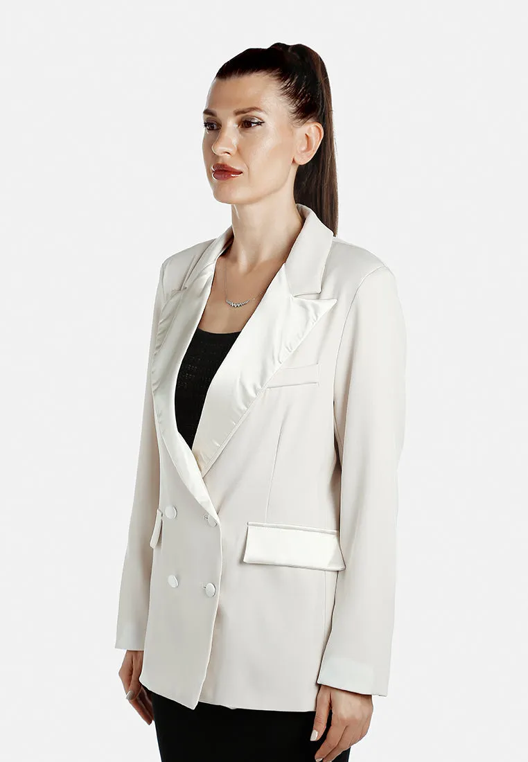 Single-Breasted Solid Blazer By RUW