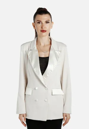 Single-Breasted Solid Blazer By RUW