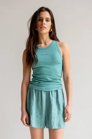 SINGLET EMBROIDERY (S25F1643LTD) SEA