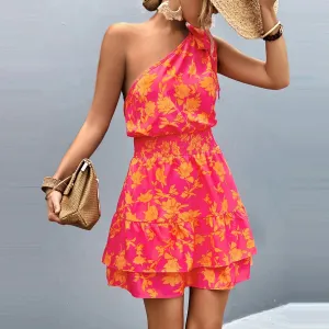 Sleeveless Print Plus Size Summer Dresses