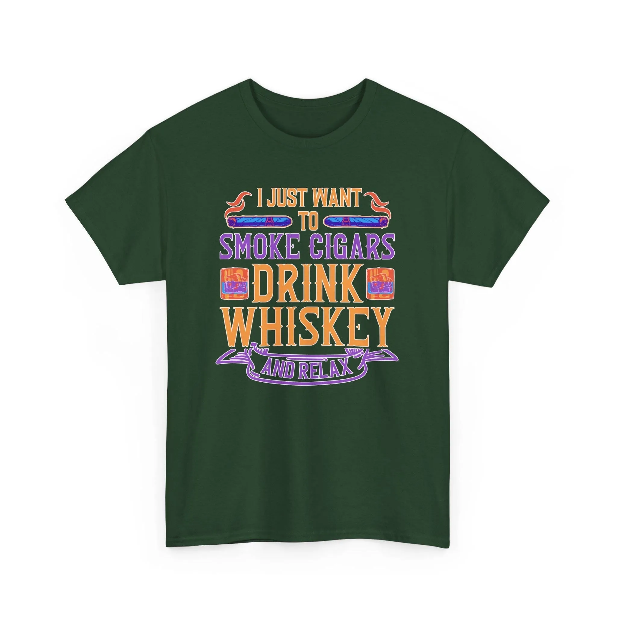 Smoke Cigars And Drink Whiskey T-Shirt