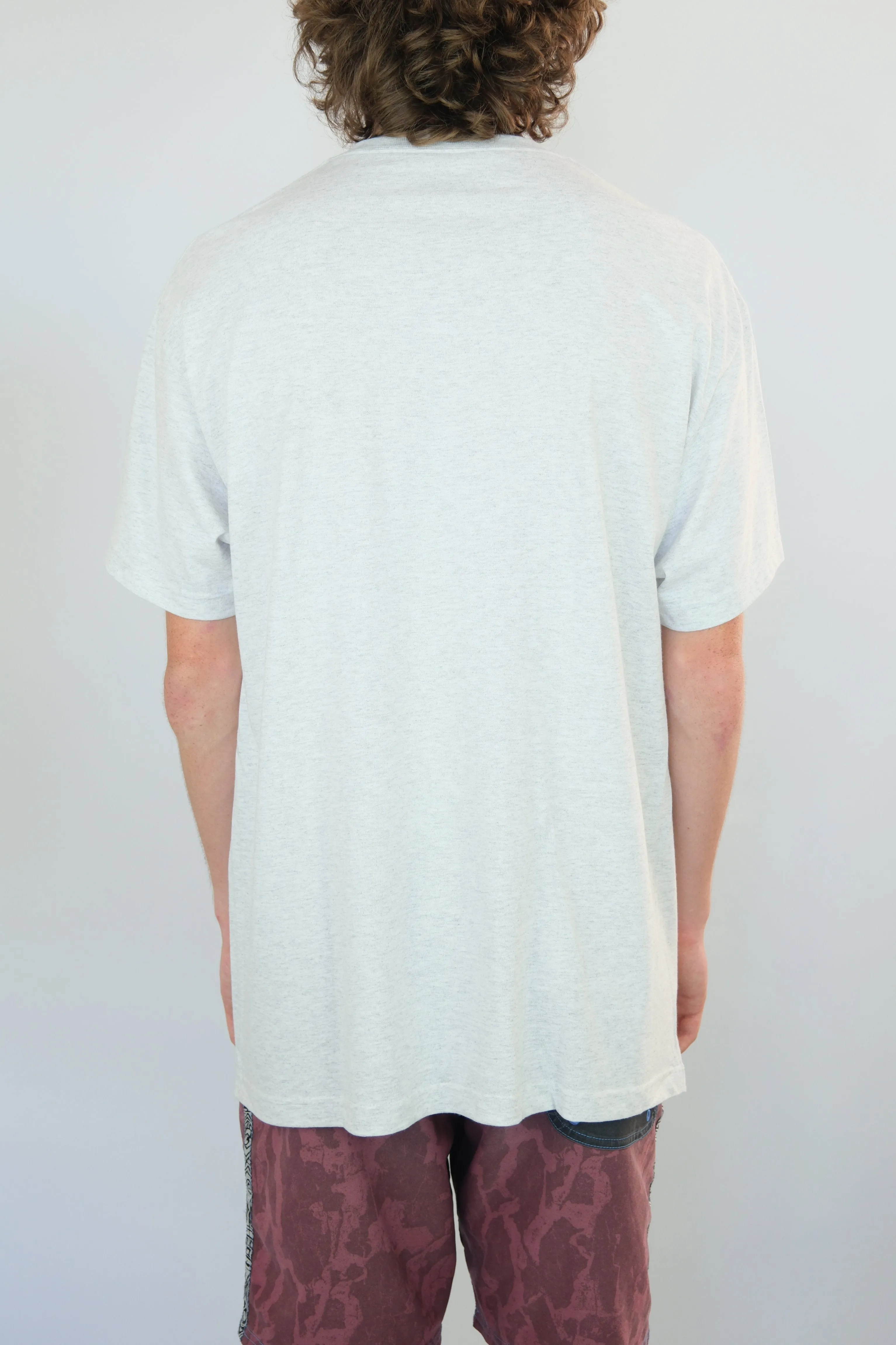 Snack Skateboards - Vapours T Shirt - Heavweight Cotton - Ash Grey