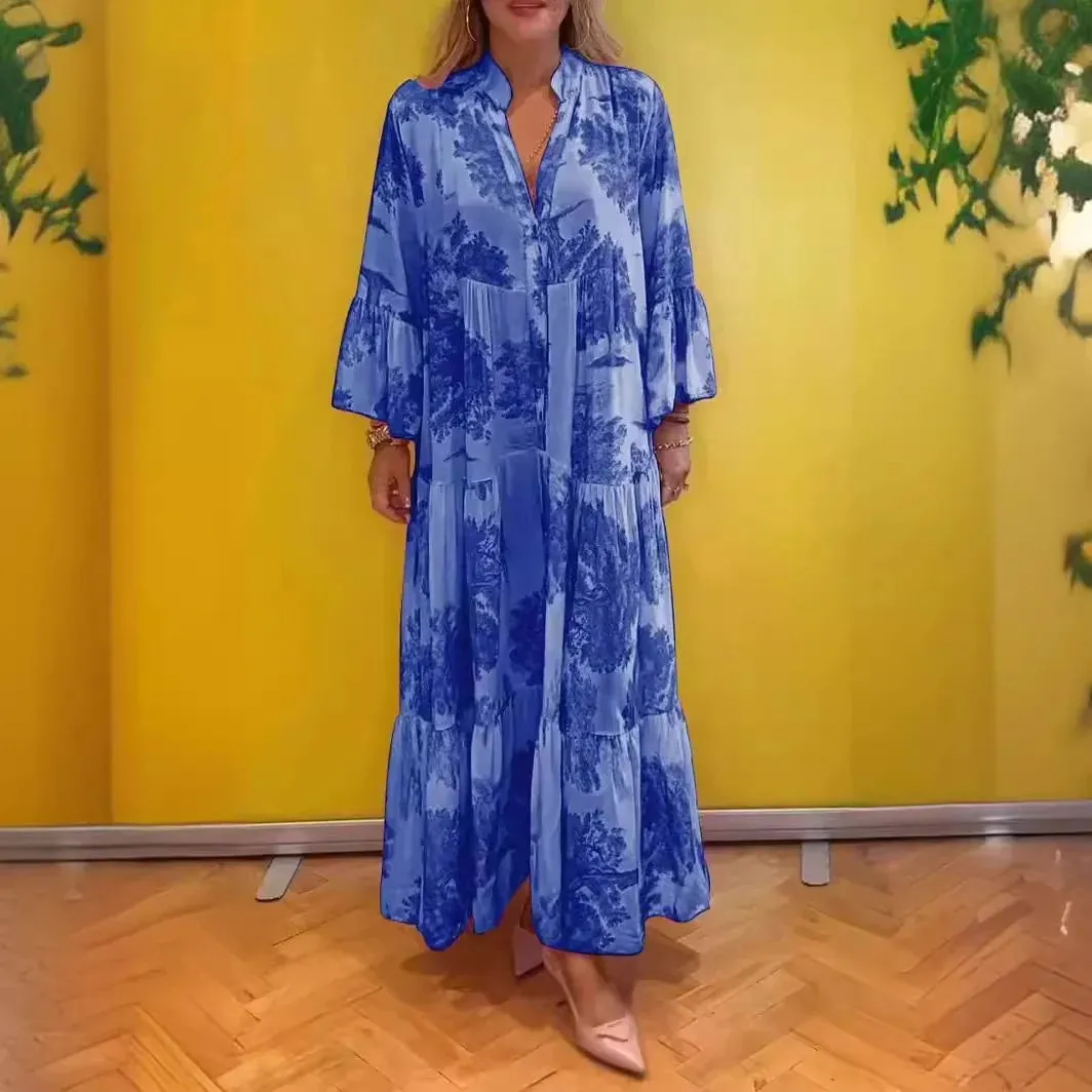 Sofia – Women's Relaxed Fit Printed Dress