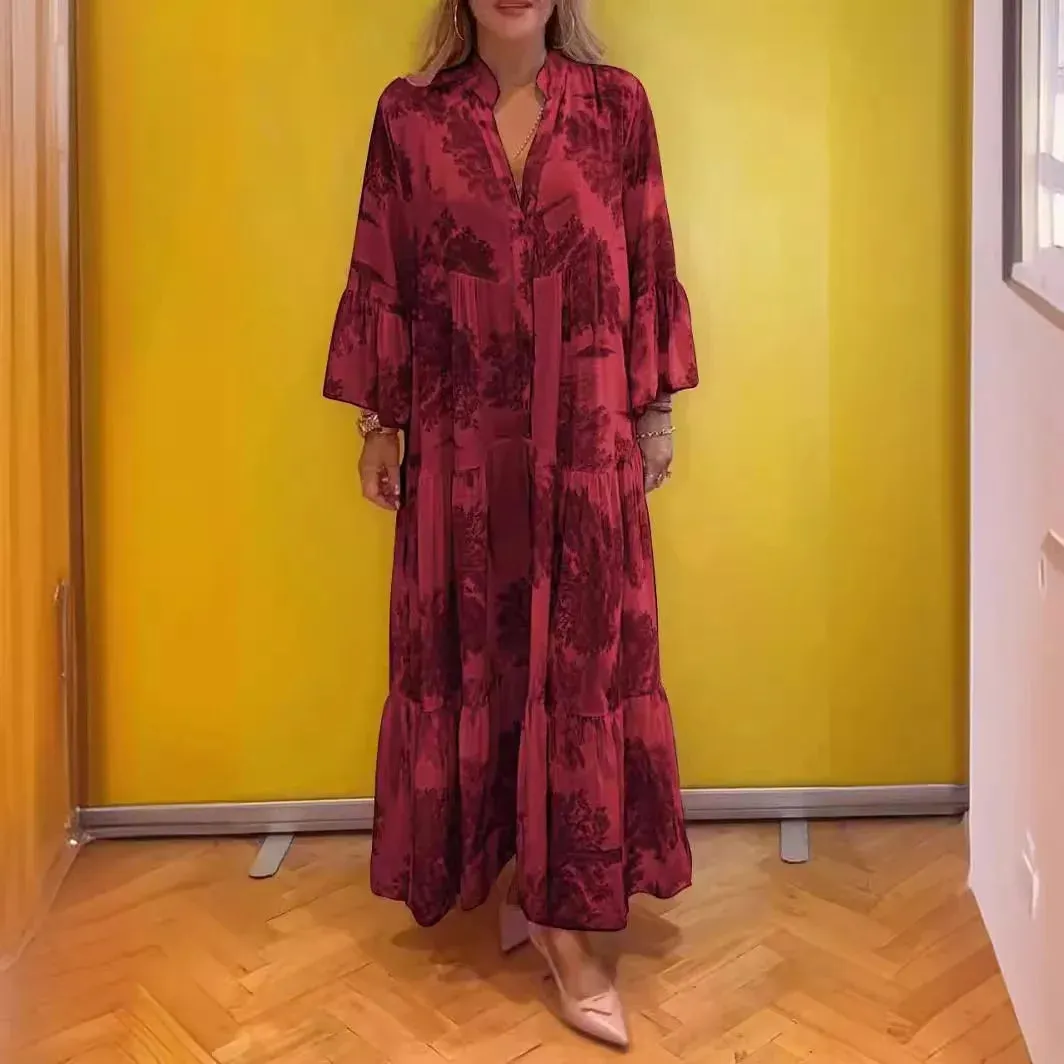 Sofia – Women's Relaxed Fit Printed Dress