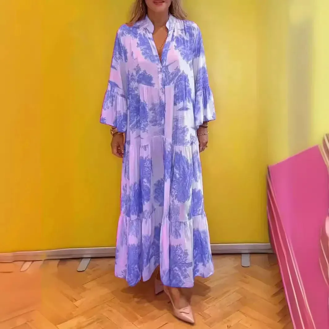 Sofia – Women's Relaxed Fit Printed Dress