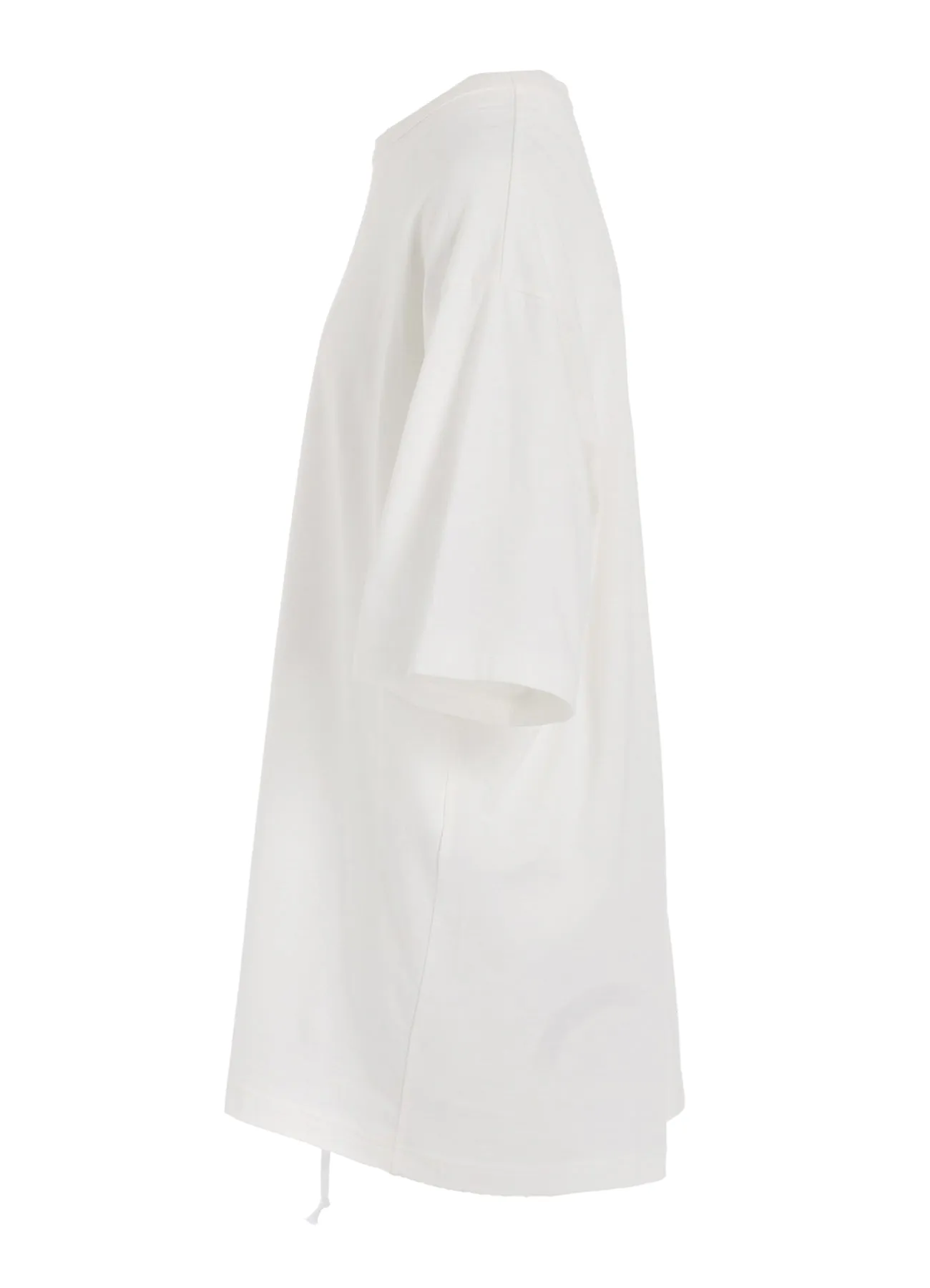 SOFT JERSEY T-SHIRT WITH GATHERED STRINGS