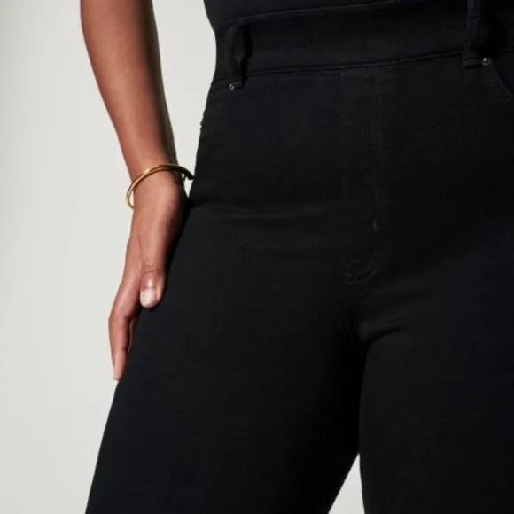 SPANX by Sara Blakely Ankle Skinny Jeans, Clean Black