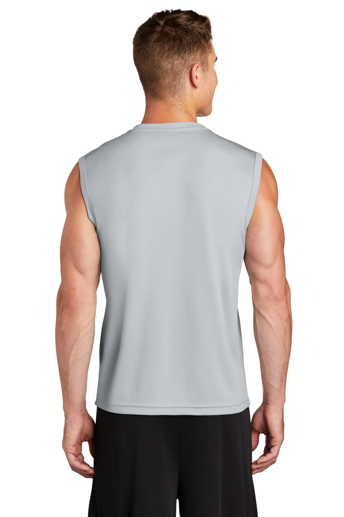 Sport-Tek Sleeveless PosiCharge Competitor Tee. ST352 Silver