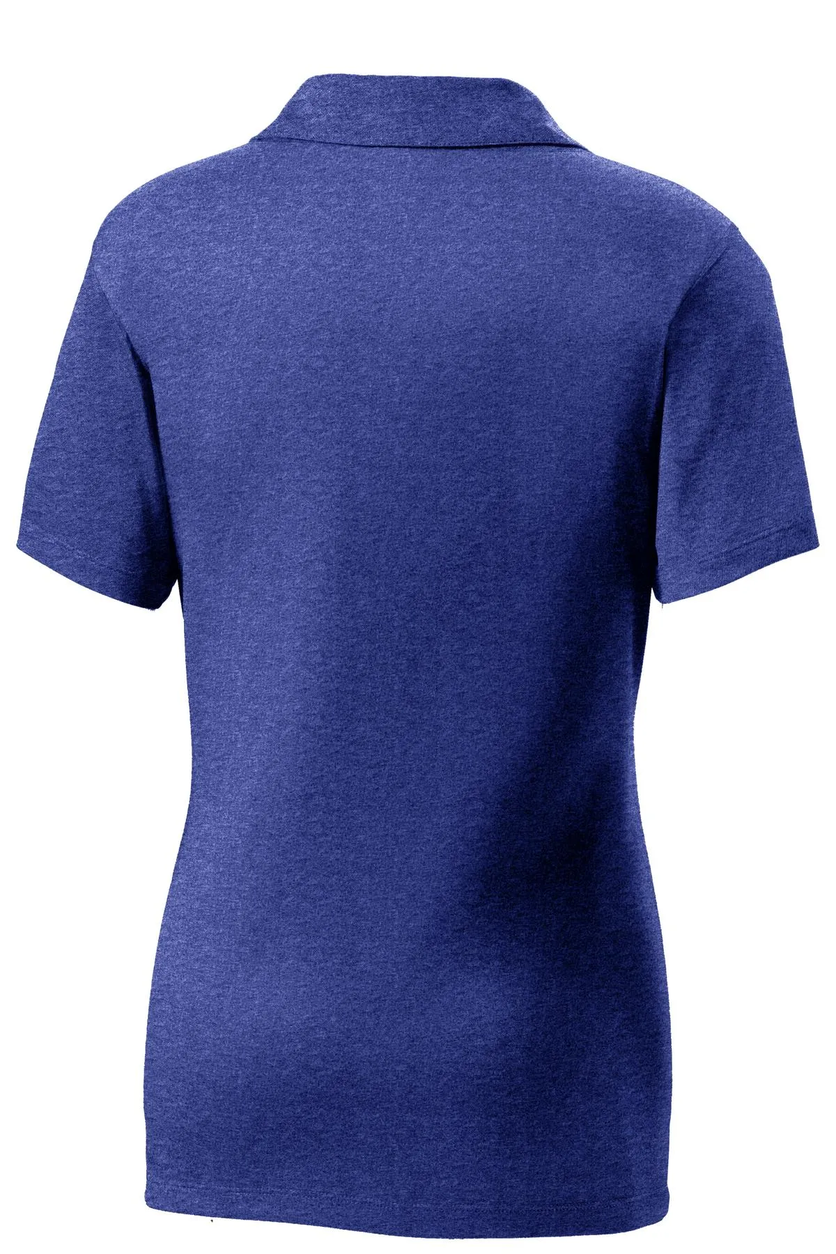 Sport-Tek Women's Heather Contender Polo. LST660 Cobalt Heather