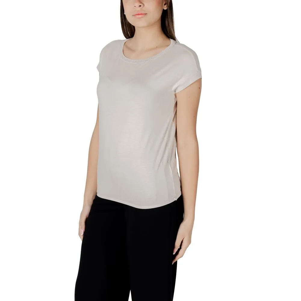Street One Beige Viscose Tops & T-Shirt