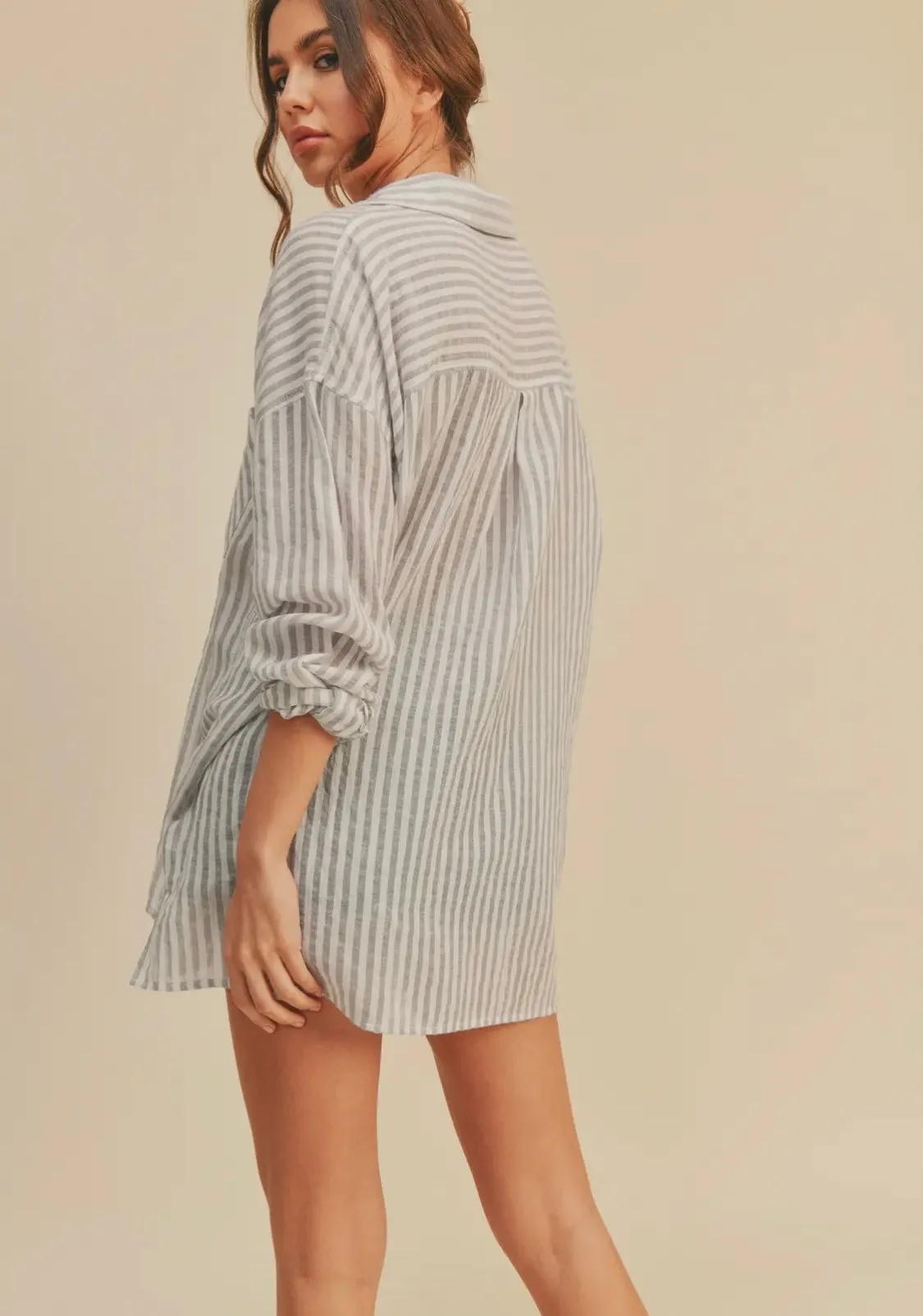 Striped Button Down Shirts
