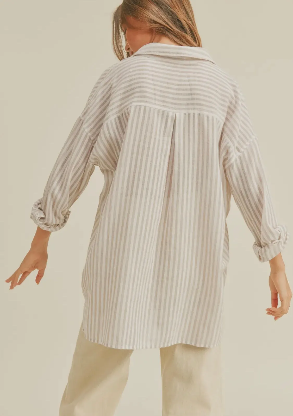 Striped Button Down Shirts