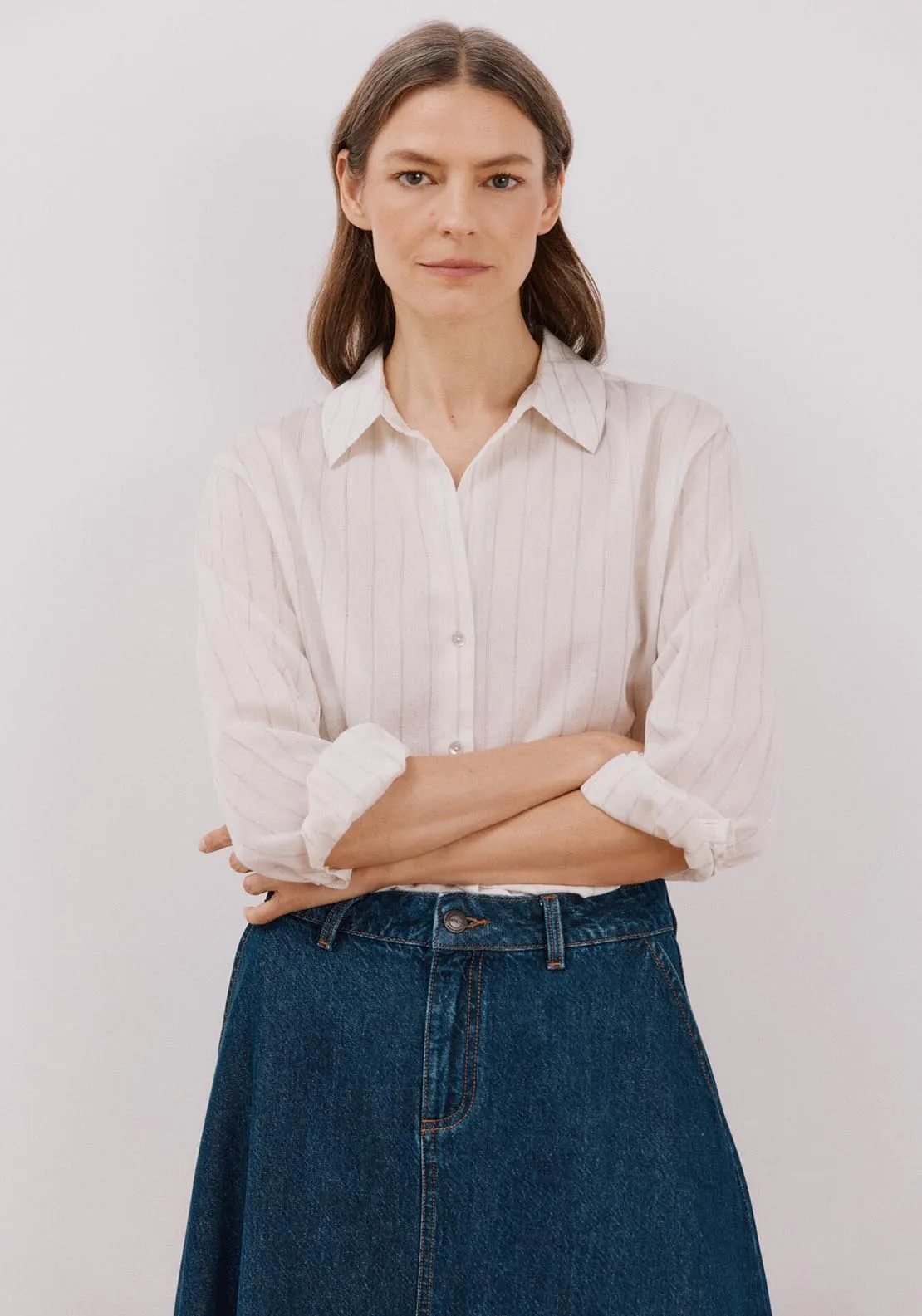 Striped Shirt - Sand