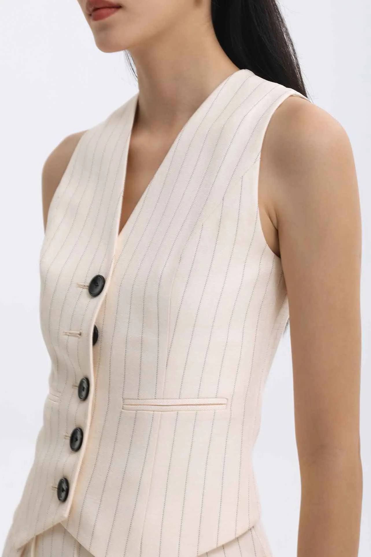 STRIPED VEST