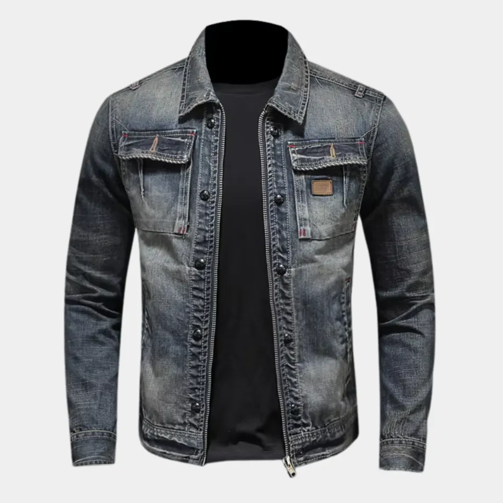 Stylish Men's Denim Jacket by Nathan