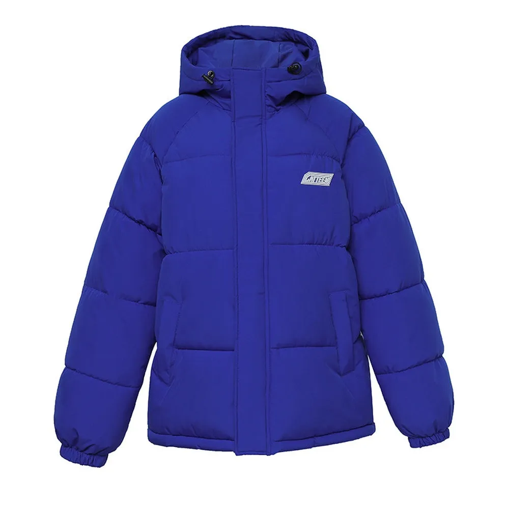 Stylish Relaxed-fit Full Zip Puffer Jacket for Women