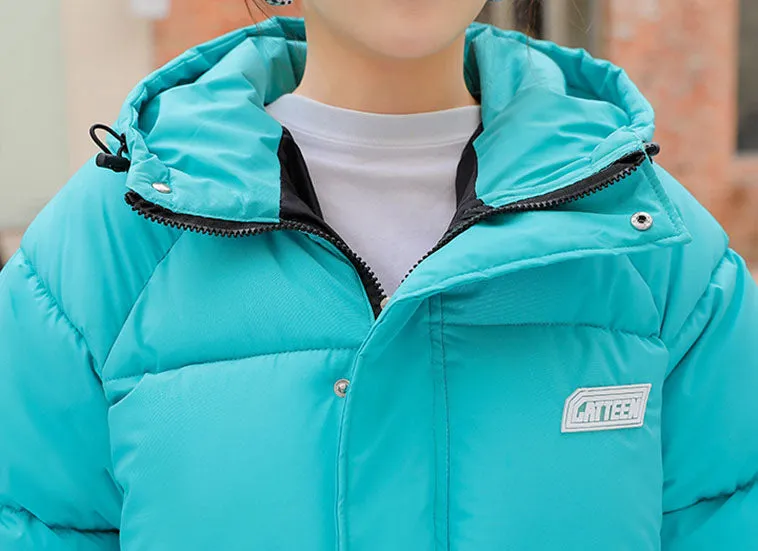 Stylish Relaxed-fit Full Zip Puffer Jacket for Women