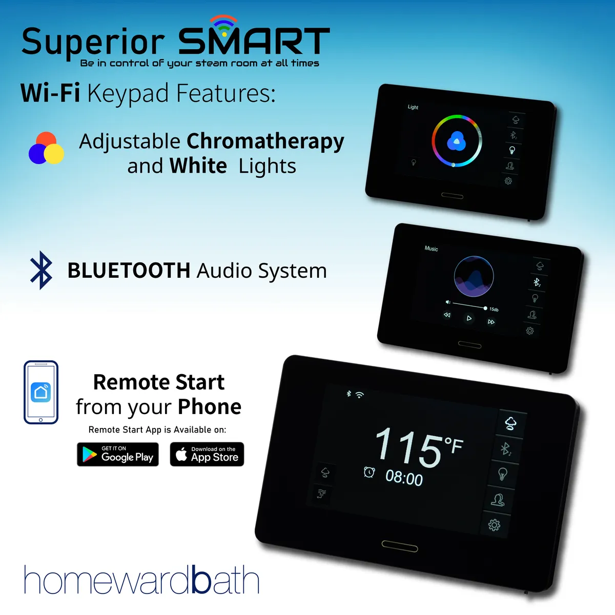 Superior Smart Steam Generator (WiFi) 9kw