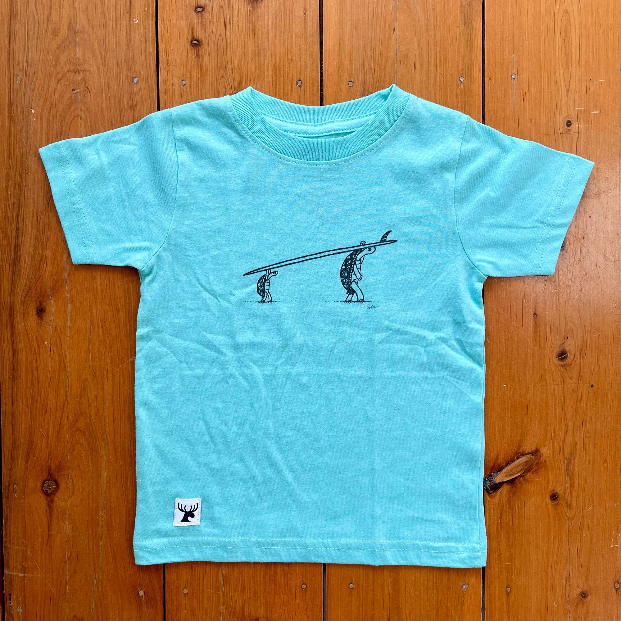Surf Tripping Turtles Kid's T-Shirt