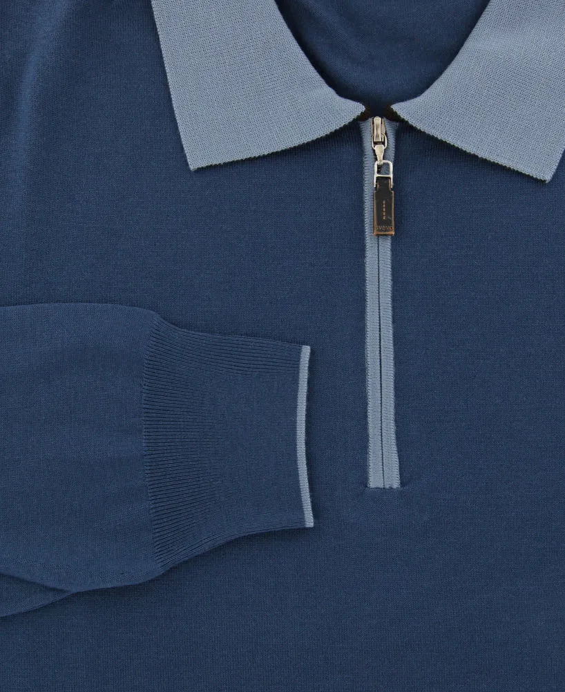 Svevo Parma Blue Sweater