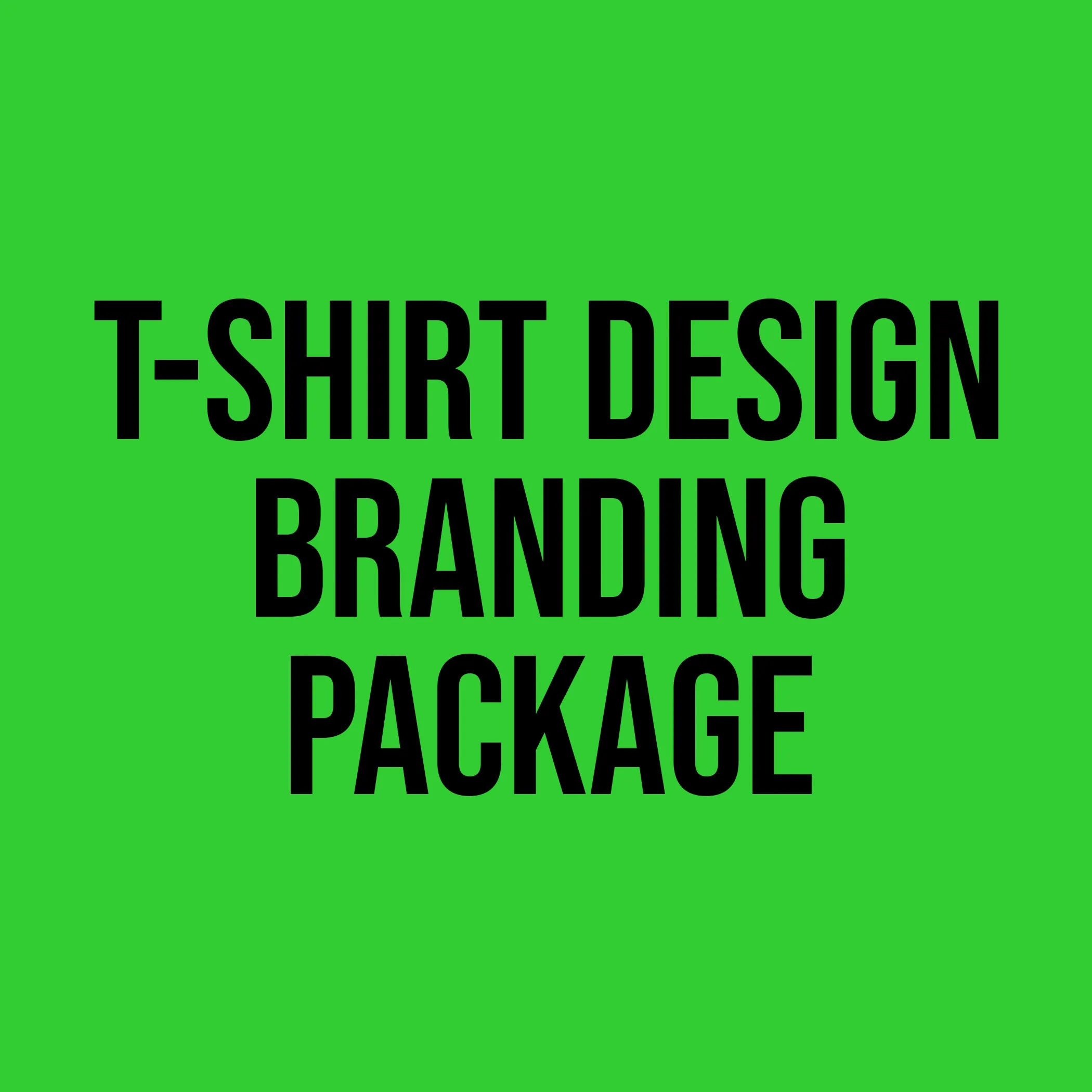 T-shirt Design Branding Package