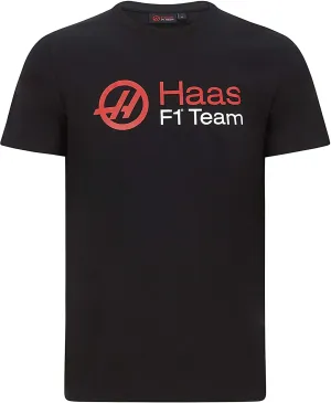 T-SHIRT Formula One 1 Mens Haas F1 Team USA NEW! Black Logo XL