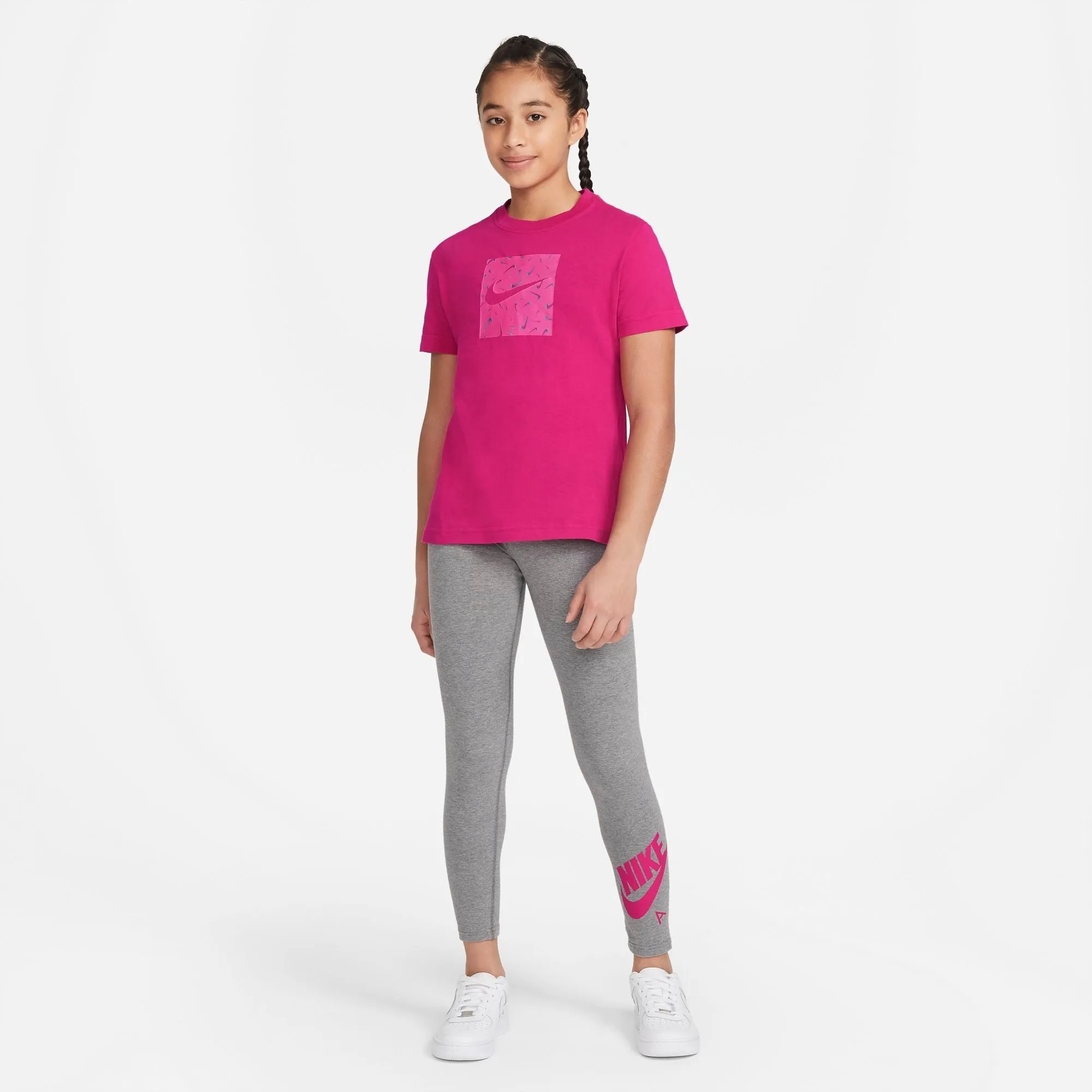 T SHIRT NIKE MAGLIETTA TEE GIRLS FILLES BIMBA FUCHSIA