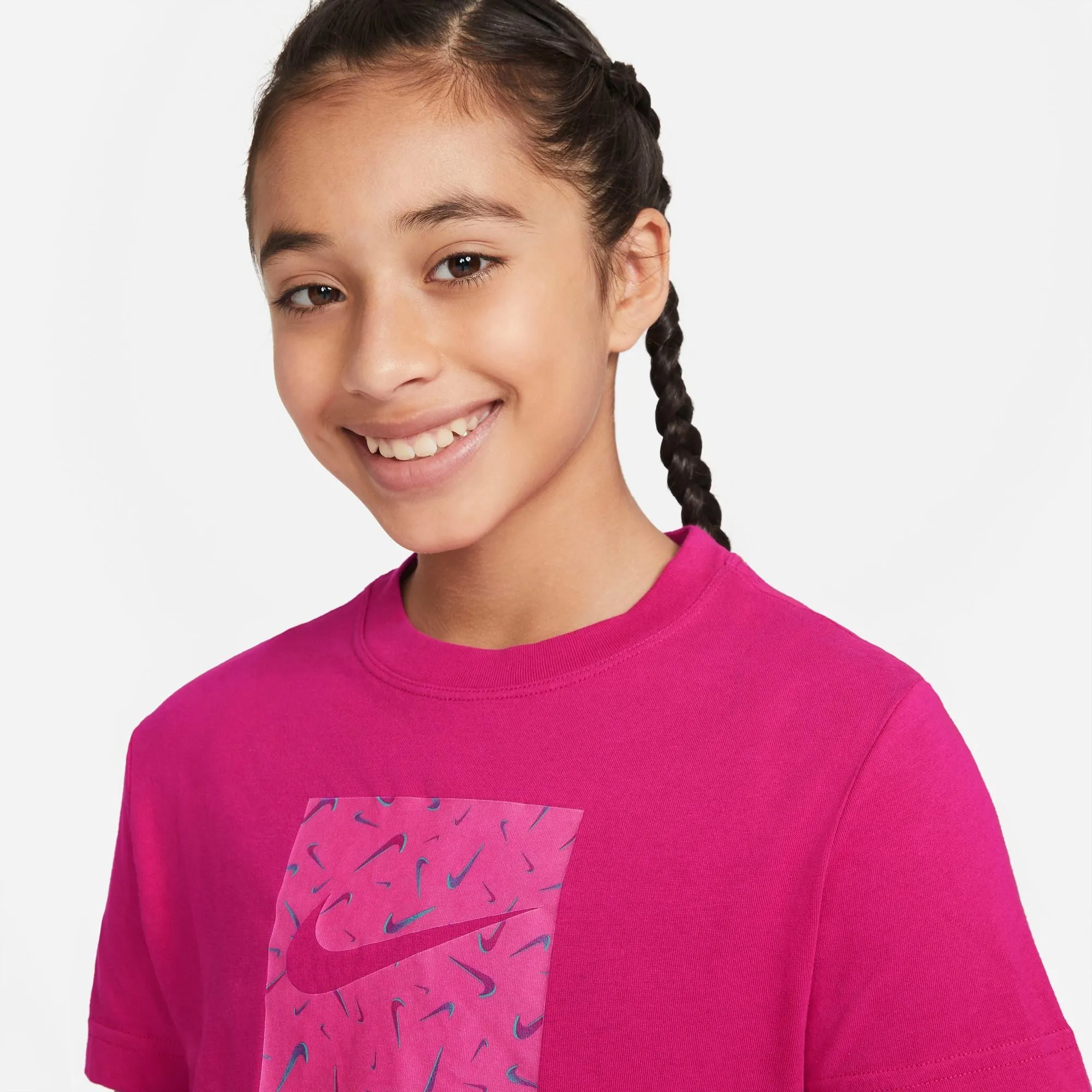 T SHIRT NIKE MAGLIETTA TEE GIRLS FILLES BIMBA FUCHSIA