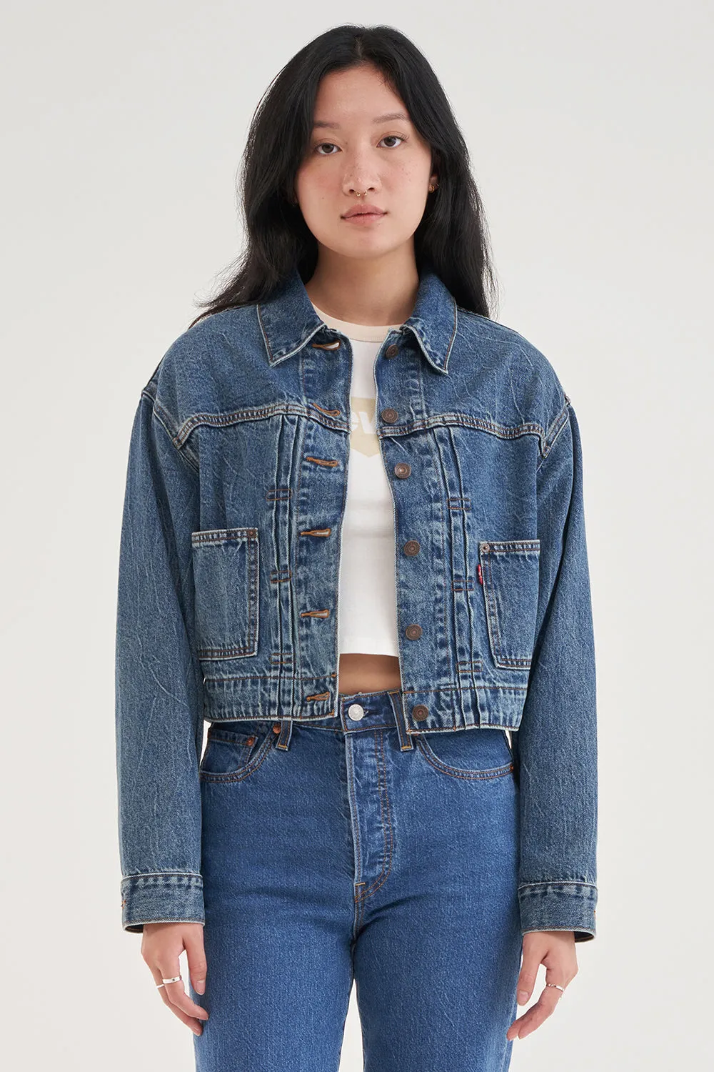 Tailored '90s Trucker Jacket Missed my Flight