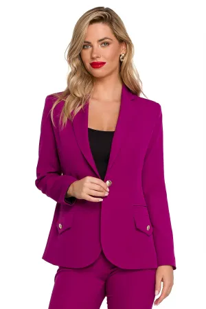 Tailored Blazer Set With Button