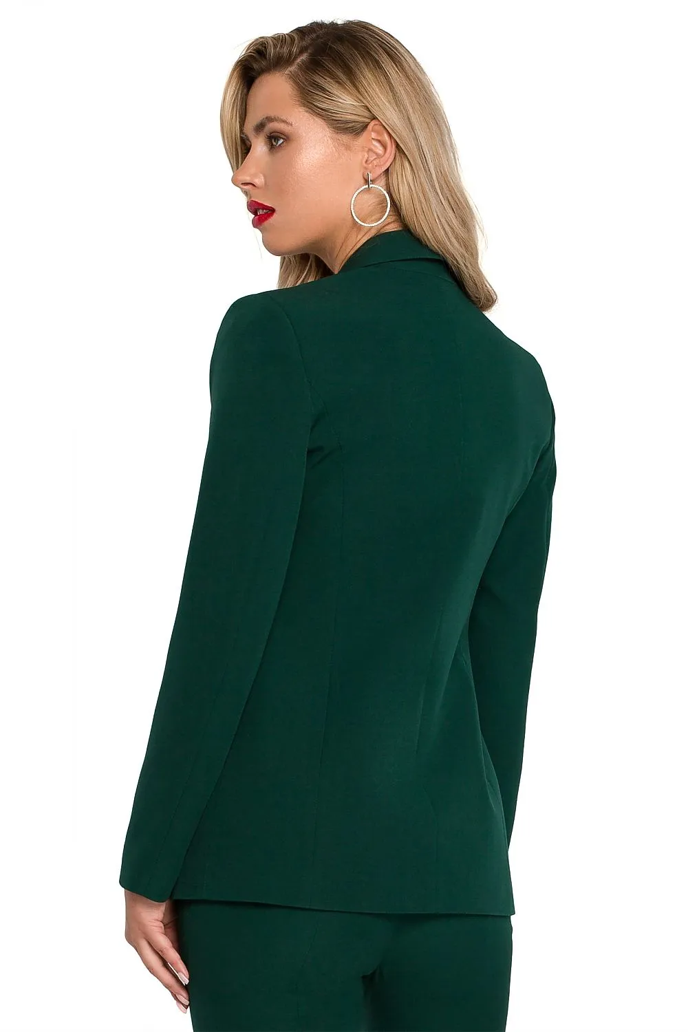 Tailored Blazer Set With Button