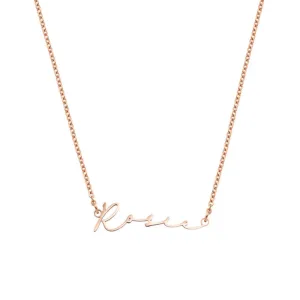 Tailored Classy Signature Name Necklace With Chains
