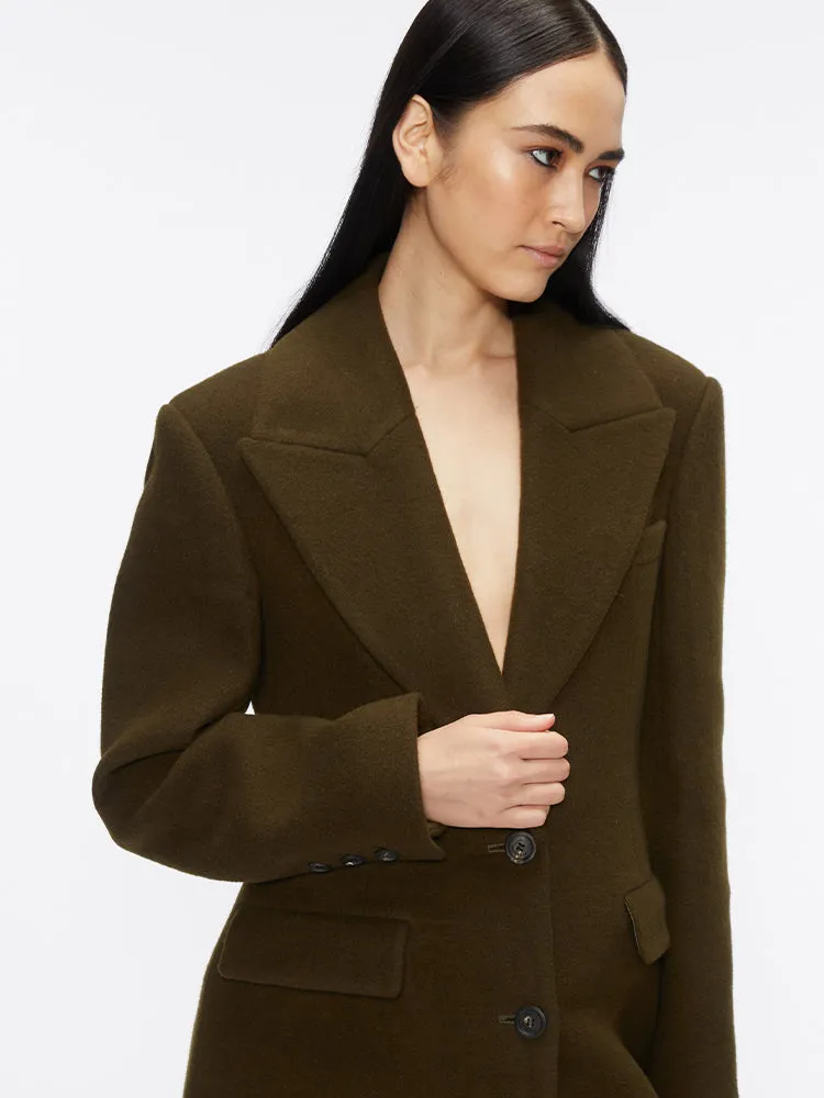 Tailored Double-Faced Wool Coat