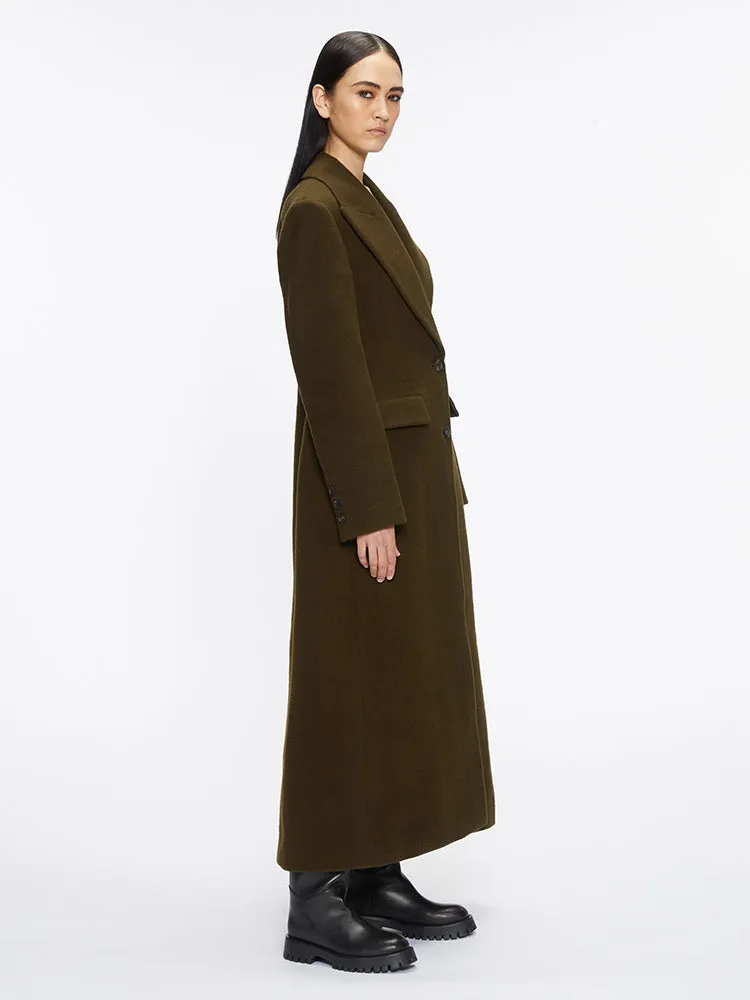 Tailored Double-Faced Wool Coat