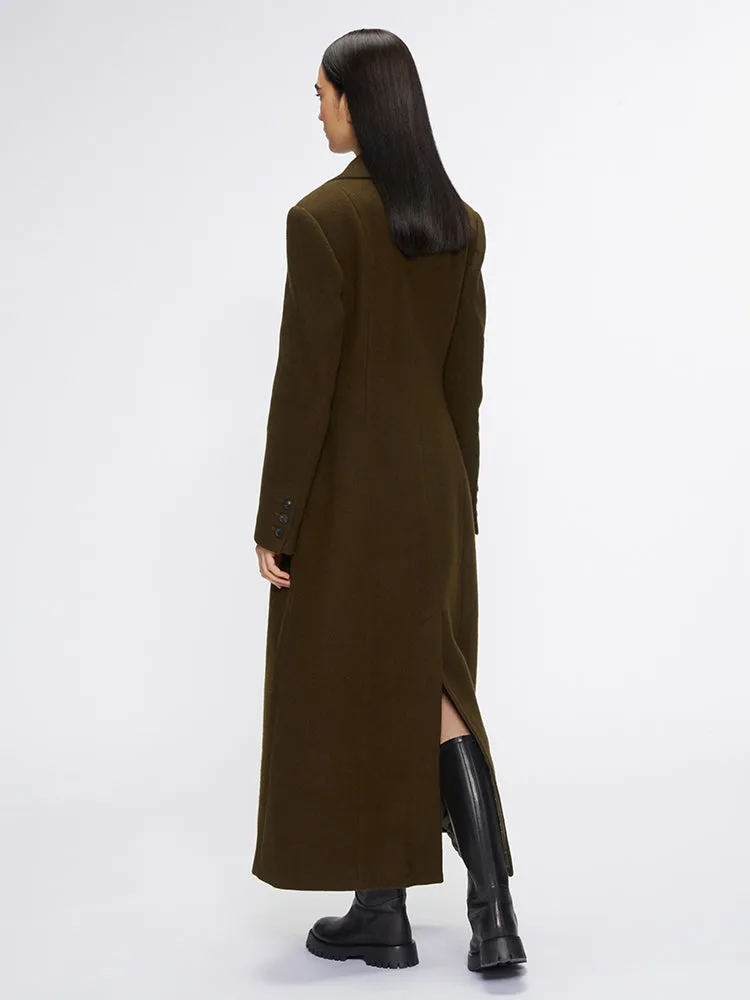 Tailored Double-Faced Wool Coat
