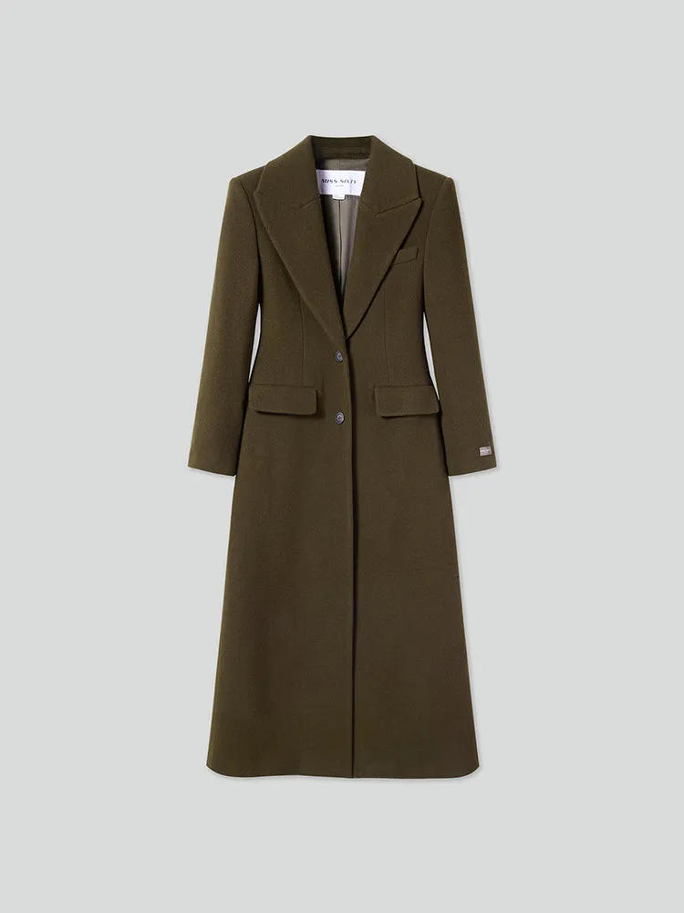 Tailored Double-Faced Wool Coat
