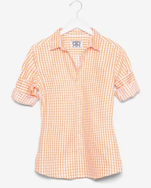 Tailored - Orange Gingham