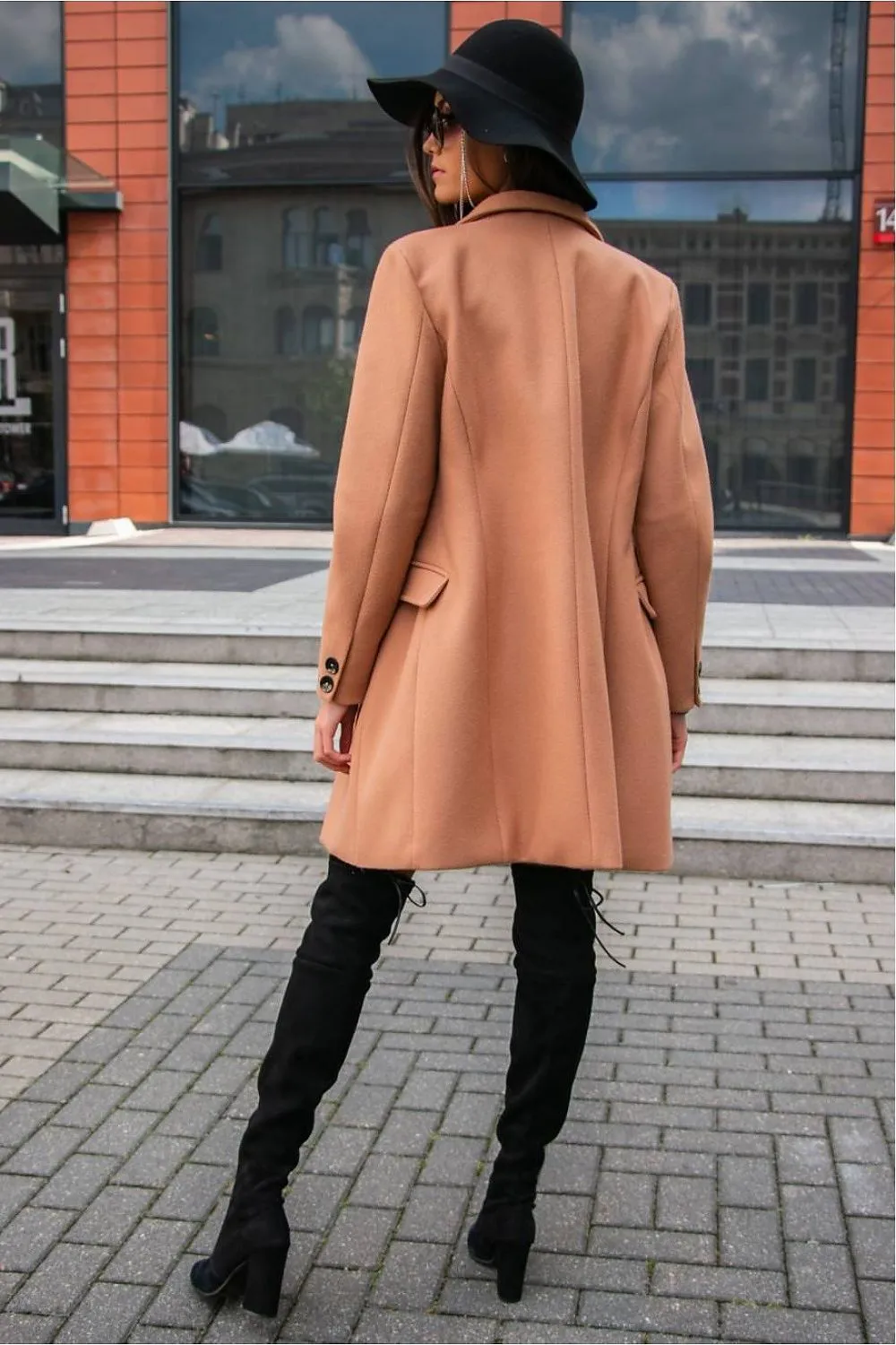 Tailored Single-Breasted Coat