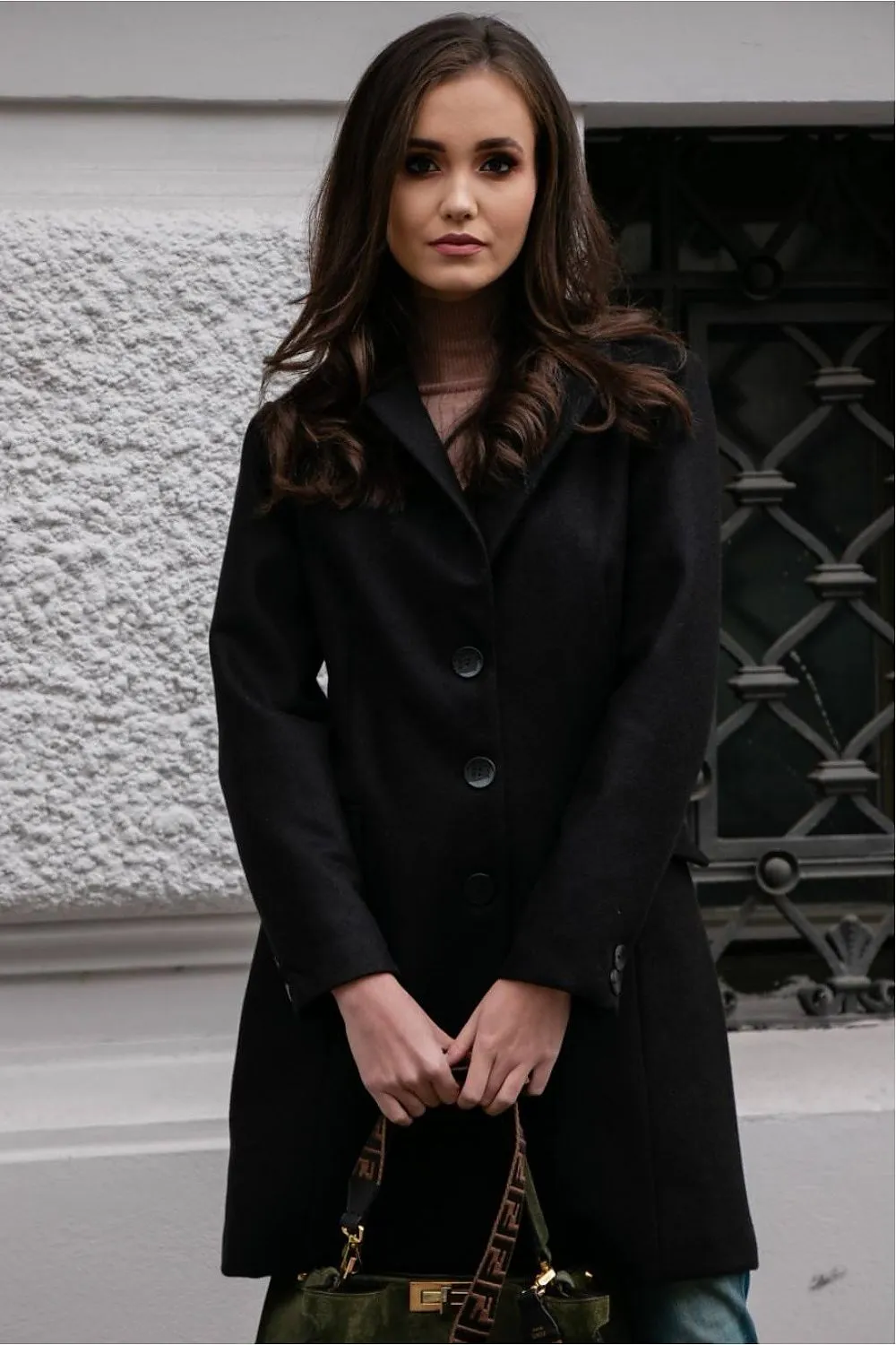 Tailored Single-Breasted Coat