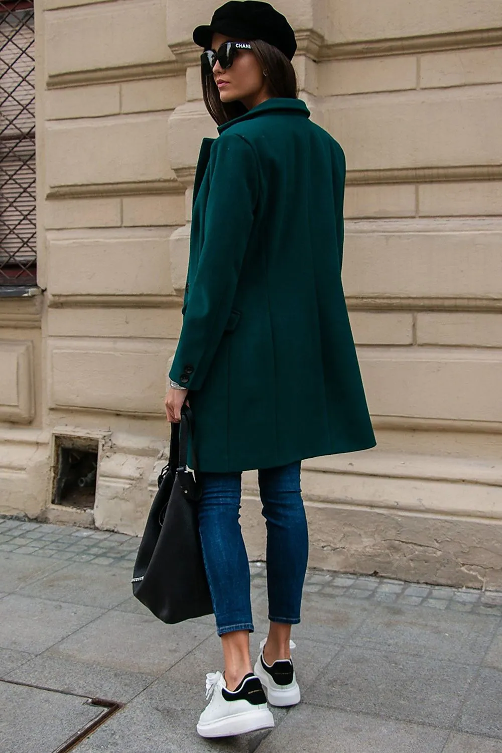 Tailored Single-Breasted Coat