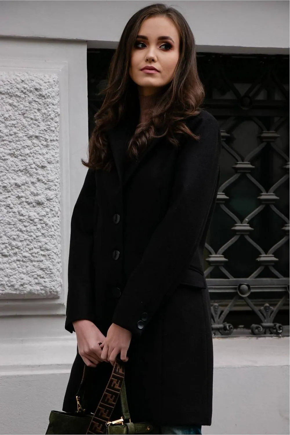 Tailored Single-Breasted Coat